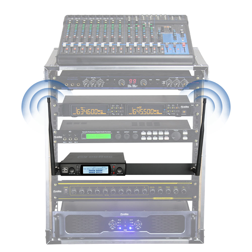 DGNOG PSM400 BNC Antennas Wireless IEM System Parts Rack Mount Ears