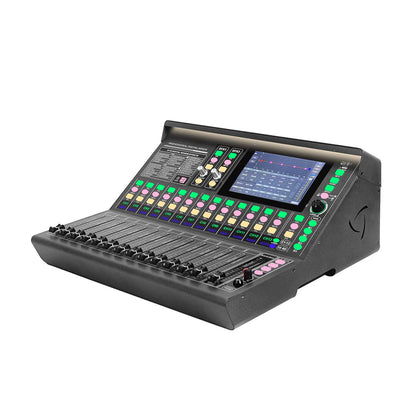 DGNOG MX2010 20-Channel Digital Mixing Console with Curved Motorized Faders, 7" Touchscreen & Wi-Fi
