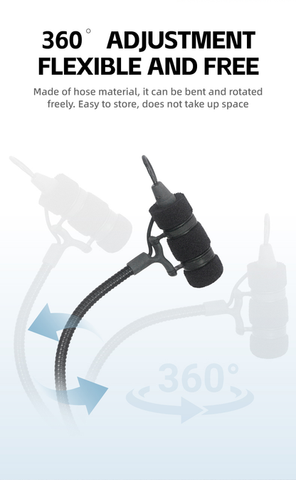 DGNOG DG-4099 Professional Instrument Condenser Microphone | High-Fidelity Clip-on Mic for Violin, Cello, Sax & Acoustic Instruments
