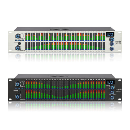 DGNOG   MU-231  Digital Karaoke Professional  Sound System , Subwoofer  Output  With 2U Dual 31  Band  Graphic  Audio  Equalizer