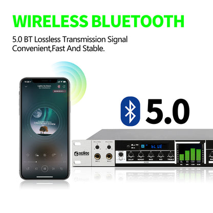 DGNOG  Karaoke Processor  FX-50 Plus   Professional  Digital  Audio Effect  Sound Audio Echo Effect System  for  Sing Home Party