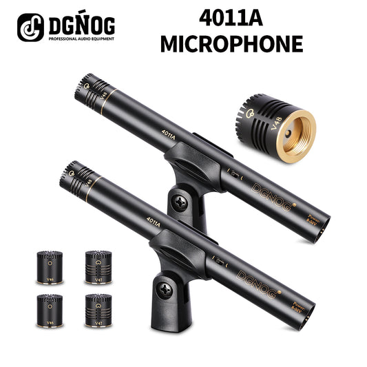 DGNOG Pencil Condenser Stick Microphone With Omni Cardioid Supercardioid Capsule Wired  Mic for Studio Symphony Orchestra Chorus