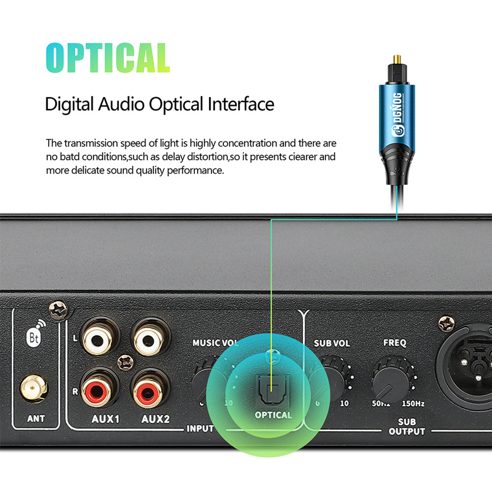 DGNOG Karaoke Digital Audio Effect Processor FX12L Microphone Sound Ec ...