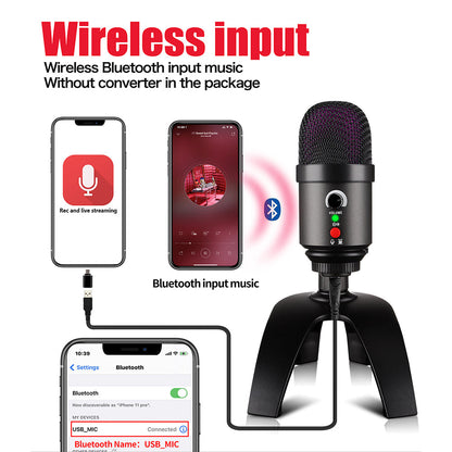 DGNOG  USB  Stereo Recording Computer Podcast Professional Condenser Mic for PC Gaming  Anchor ASMR,Studio,Singing  Music Lovers