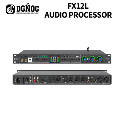 DGNOG  Karaoke Digital Audio Effect Processor  FX12L Microphone Sound Echo Effect System  Bluetooth  For Family Gatherings Party
