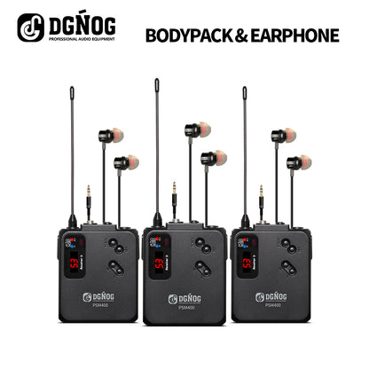 DGNOG PSM400 Wireless in Ear Monitor System Bodypack