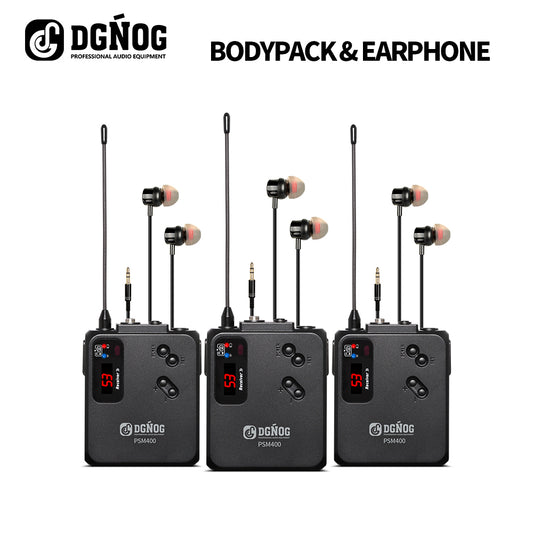 DGNOG PSM400 Wireless in Ear Monitor System Bodypack